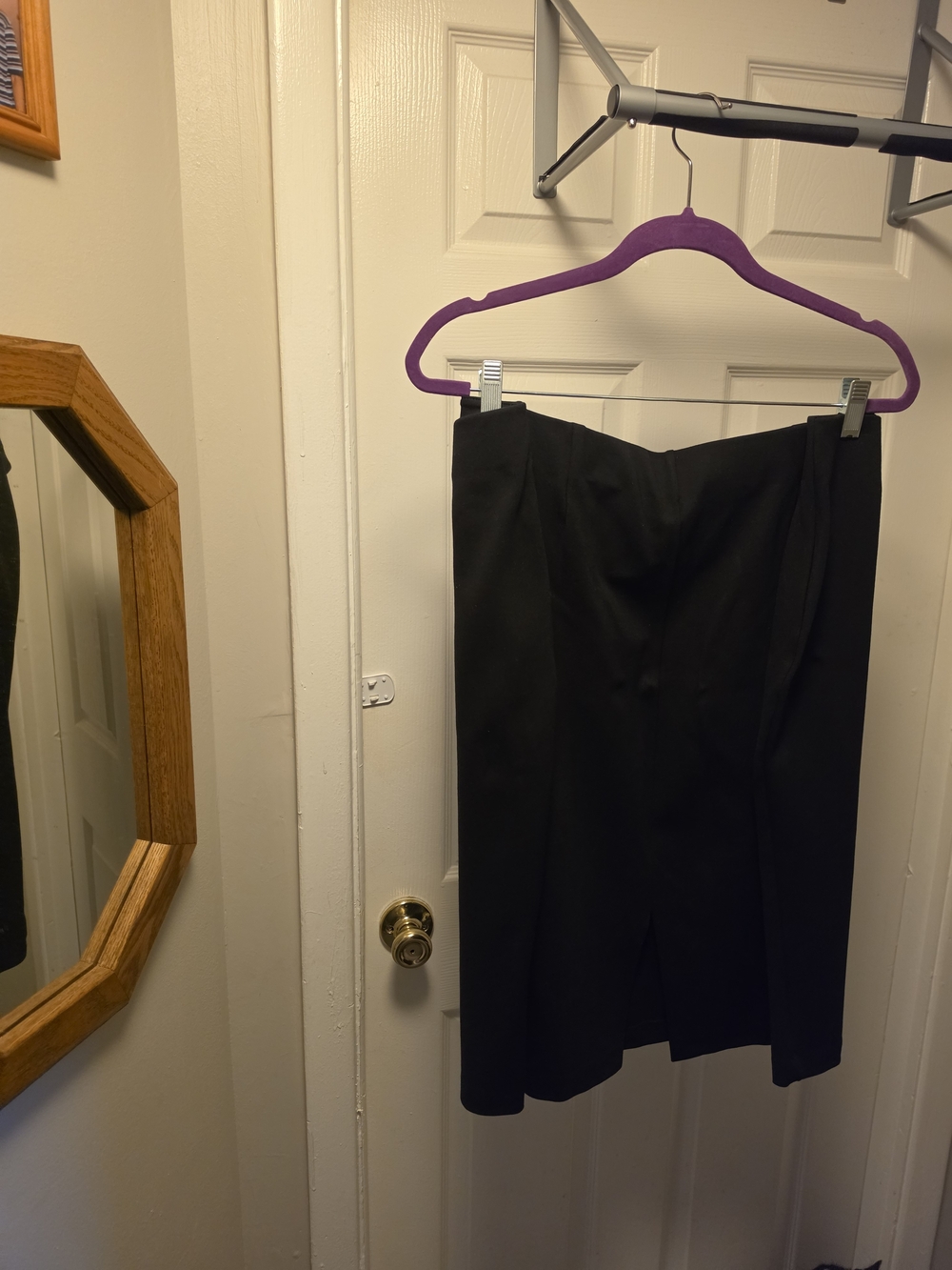 Tailored Black Women's Pencil Skirt
